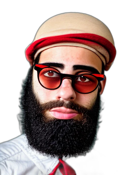 hat, face, mask, hair transparent PNG cut-out