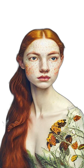 face, mask, jewelry, dress transparent PNG cut-out