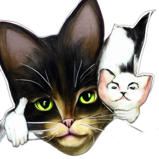 photorealistic, oil painting, cartoon, concept art transparent PNG cut-out