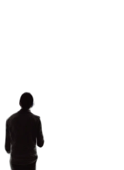 robot, jacket, face, staff transparent PNG cut-out