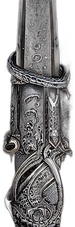 sword, jewelry, crown, staff transparent PNG cut-out