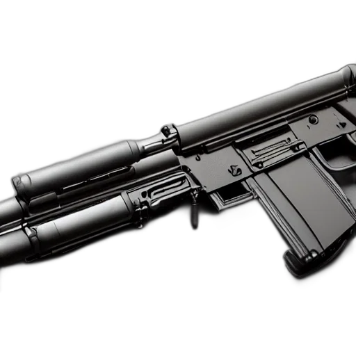 weapon, 3d render, concept art, designed transparent PNG cut-out