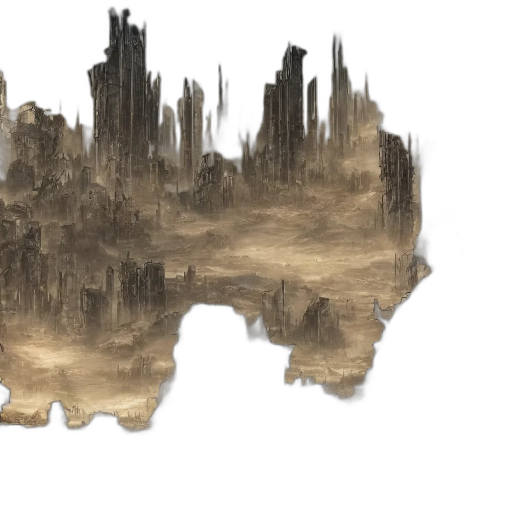 concept art, fantasy art, 3d render, photorealistic transparent PNG cut-out
