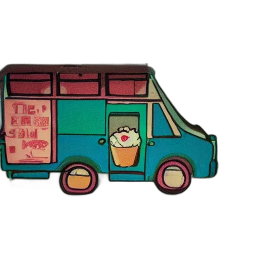 car, food, concept art, pixel art transparent PNG cut-out