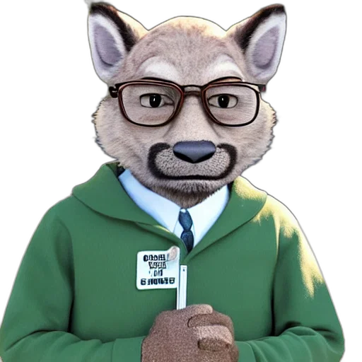 staff, jacket, animal, mask transparent PNG cut-out