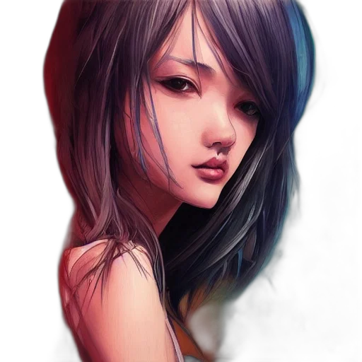 face, dress, mask, hair transparent PNG cut-out
