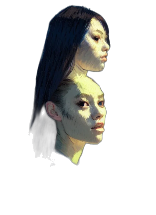 face, mask, robot, crown transparent PNG cut-out