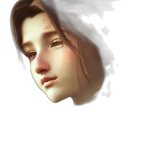 face, mask, crown, hair transparent PNG cut-out