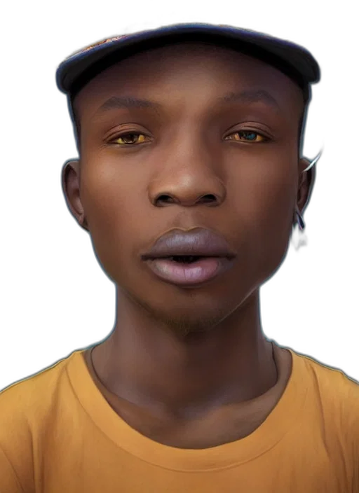 face, staff, hat, animal transparent PNG cut-out