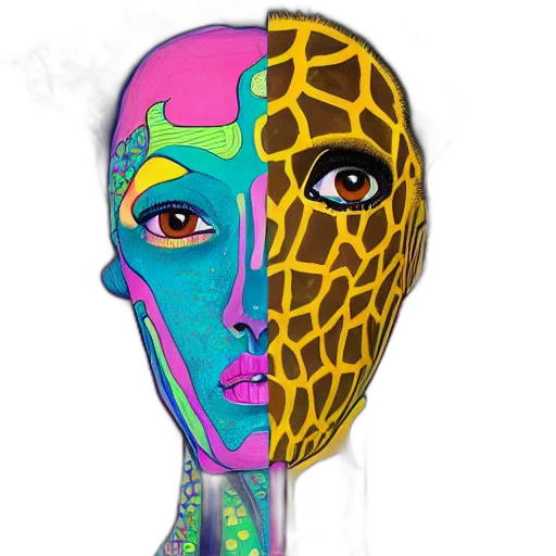 mask, face, concept art, fantasy art transparent PNG cut-out