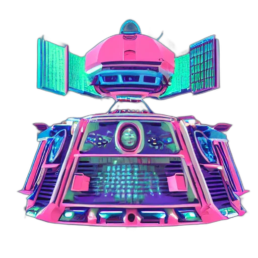 robot, weapon, jacket, crown transparent PNG cut-out