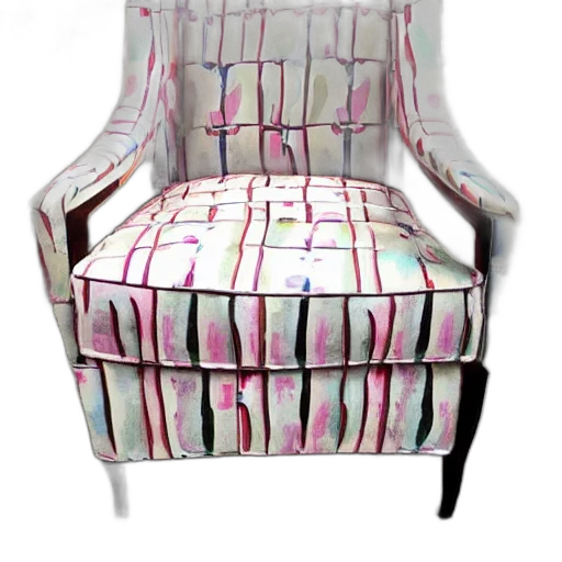 furniture, 3d render, photorealistic, pastel transparent PNG cut-out