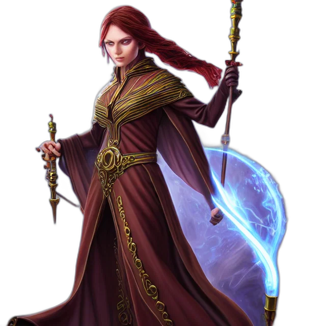 staff, sword, fantasy art, concept art transparent PNG cut-out