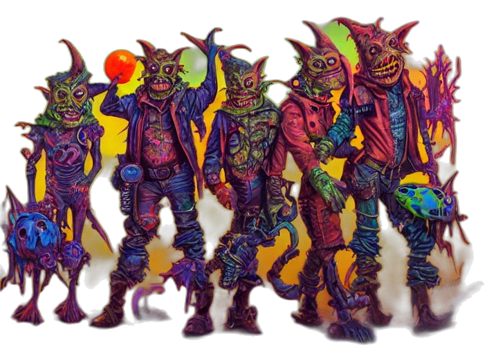mask, concept art, 3d render, outer space transparent PNG cut-out