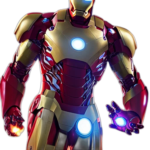 robot, concept art, comic book art, 3d render transparent PNG cut-out