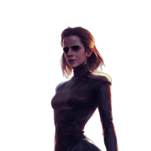 dress, face, robot, creature transparent PNG cut-out