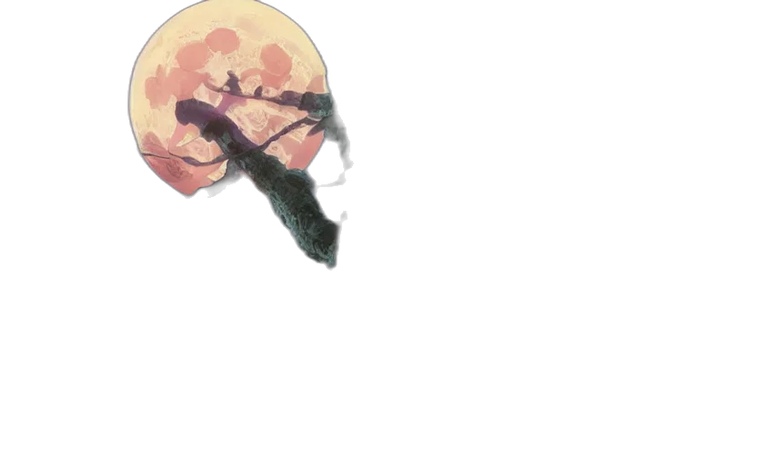umbrella, dragon, mask, creature transparent PNG cut-out