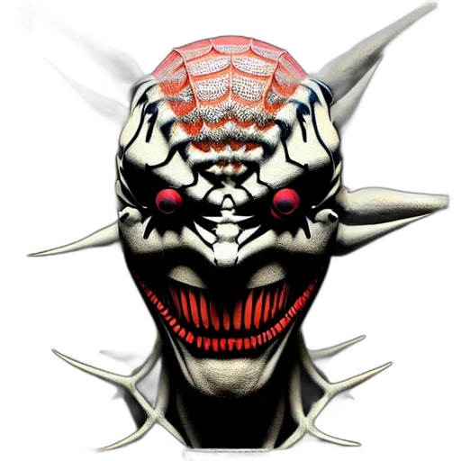 mask, creature, dragon, crown transparent PNG cut-out