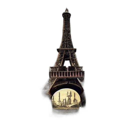 jewelry, building, 3d render, photorealistic transparent PNG cut-out