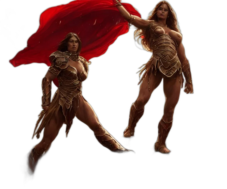 concept art, fantasy art, comic book art, 3d render transparent PNG cut-out