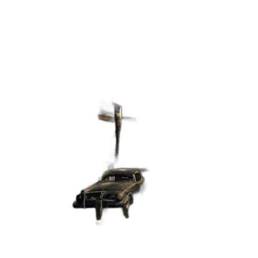 car, weapon, sword, staff transparent PNG cut-out
