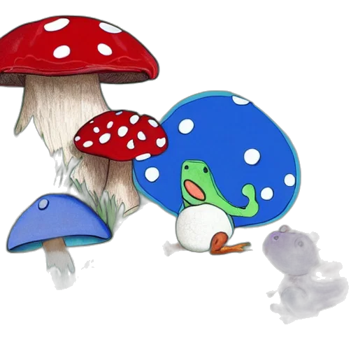 hat, umbrella, crown, creature transparent PNG cut-out