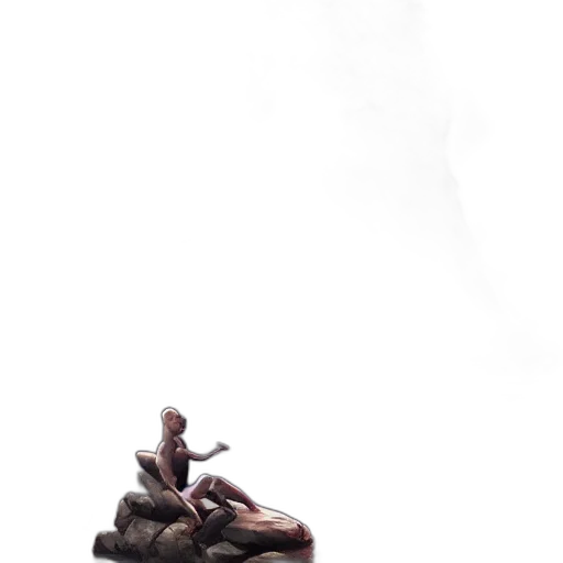 dragon, creature, shoes, sword transparent PNG cut-out
