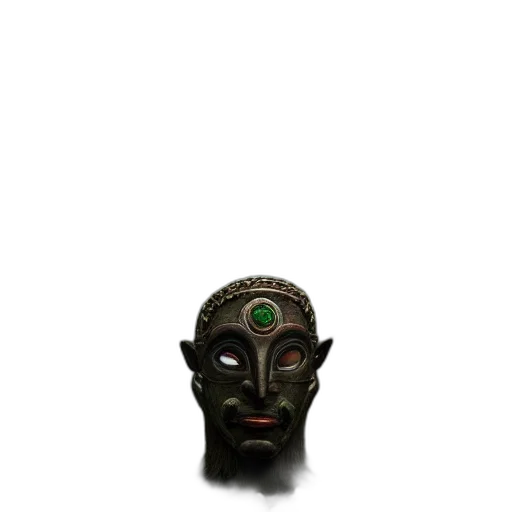mask, jewelry, crown, face transparent PNG cut-out