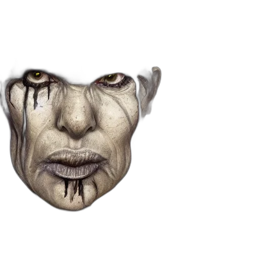 mask, face, creature, crown transparent PNG cut-out