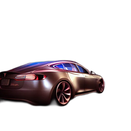 car, 3d render, concept art, photorealistic transparent PNG cut-out
