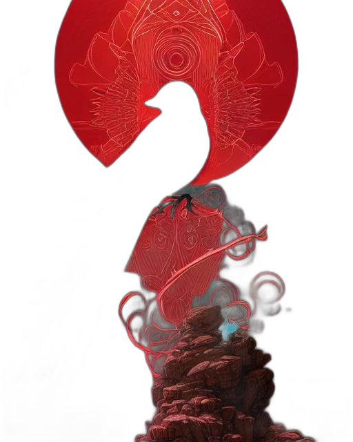 dragon, mask, concept art, fantasy art transparent PNG cut-out