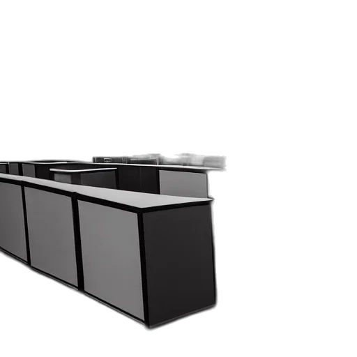 furniture, 3d render, office, room transparent PNG cut-out