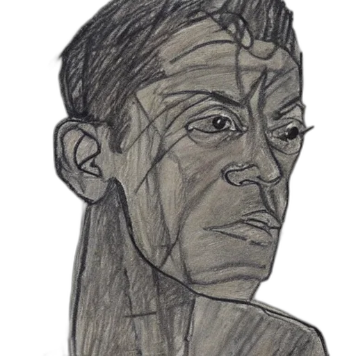 face, mask, staff, creature transparent PNG cut-out
