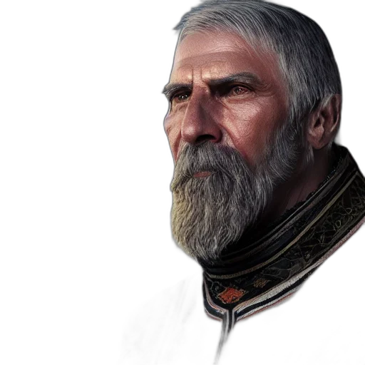 face, sword, staff, fantasy art transparent PNG cut-out