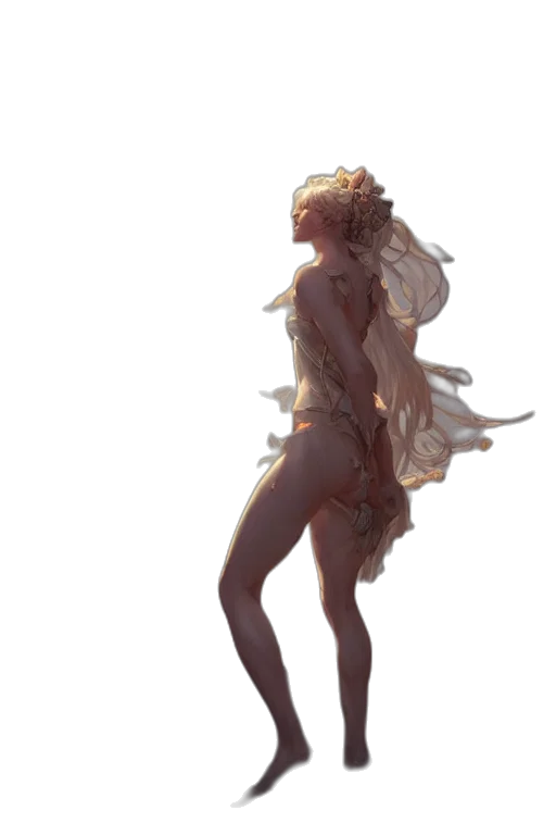 dress, creature, crown, mask transparent PNG cut-out
