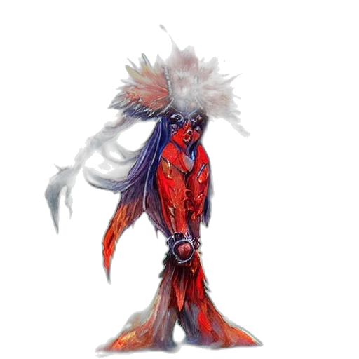 creature, mask, hair, dragon transparent PNG cut-out
