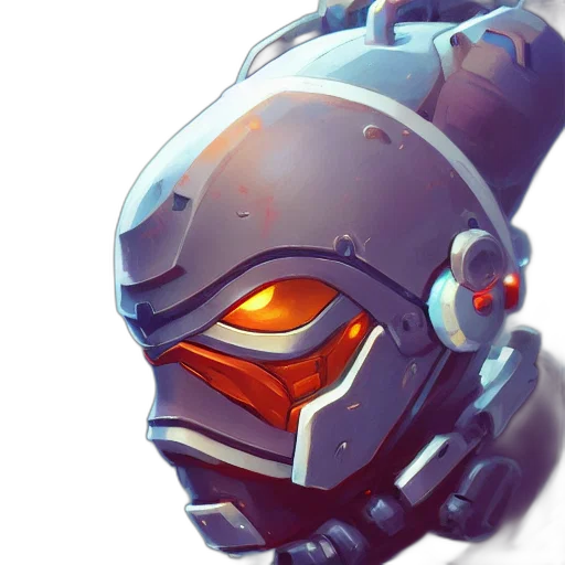 robot, mask, weapon, face transparent PNG cut-out