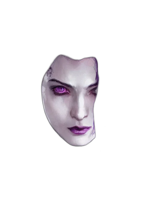 mask, face, jewelry, creature transparent PNG cut-out