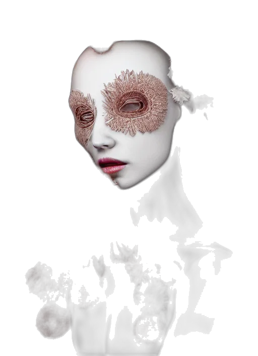 mask, face, creature, robot transparent PNG cut-out