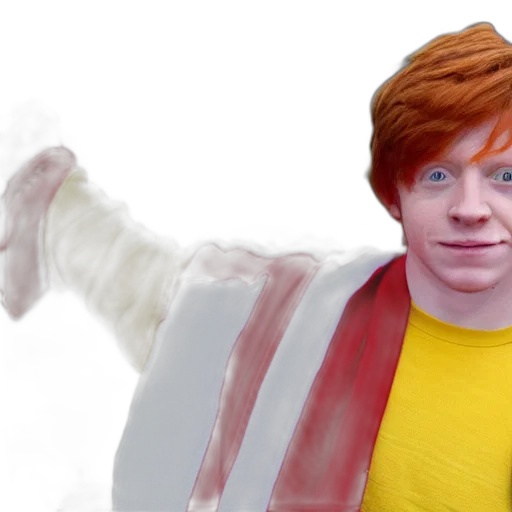 jacket, weapon, staff, hair transparent PNG cut-out
