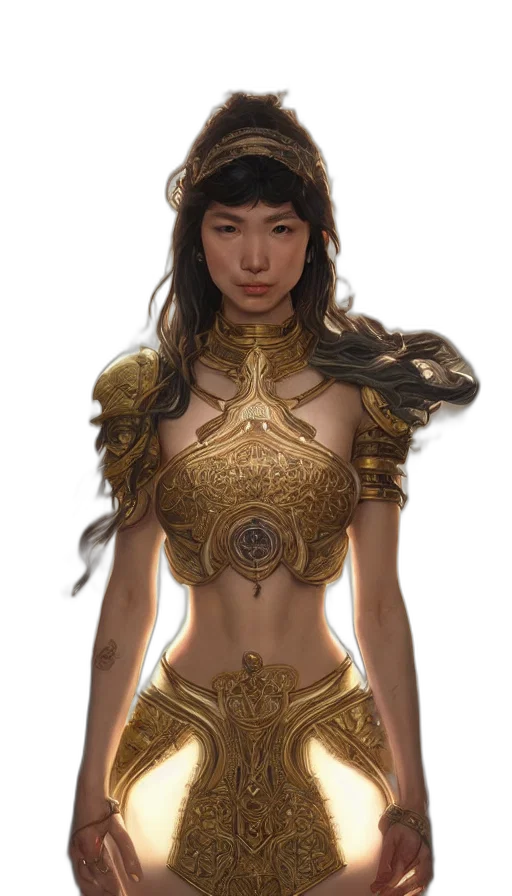 jewelry, dress, staff, fantasy art transparent PNG cut-out