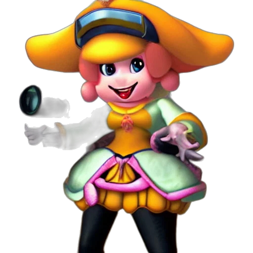 staff, weapon, hat, dress transparent PNG cut-out