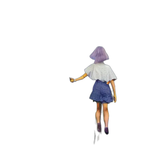 dress, staff, umbrella, hat transparent PNG cut-out