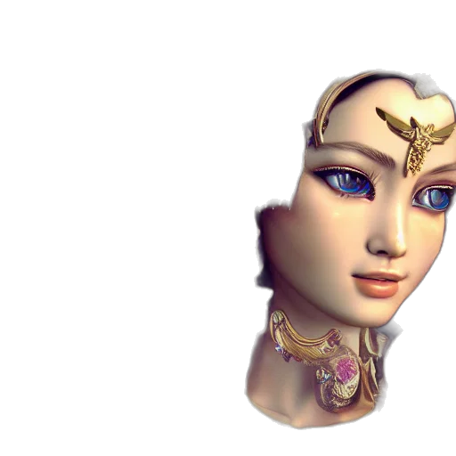crown, jewelry, face, mask transparent PNG cut-out