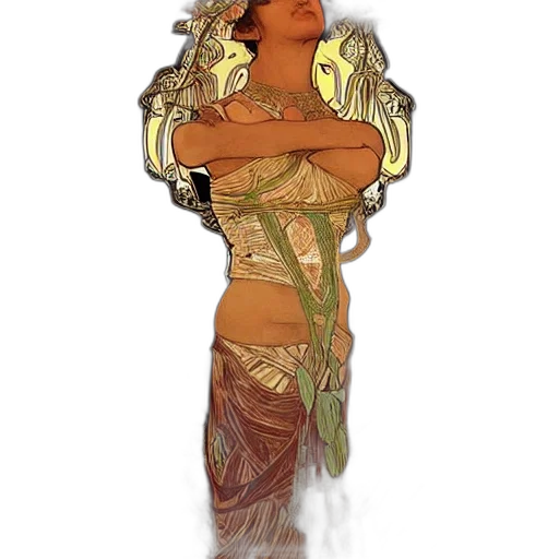 jewelry, dress, crown, fantasy art transparent PNG cut-out