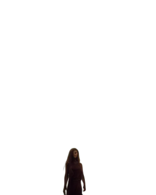 dress, hair, creature, robot transparent PNG cut-out