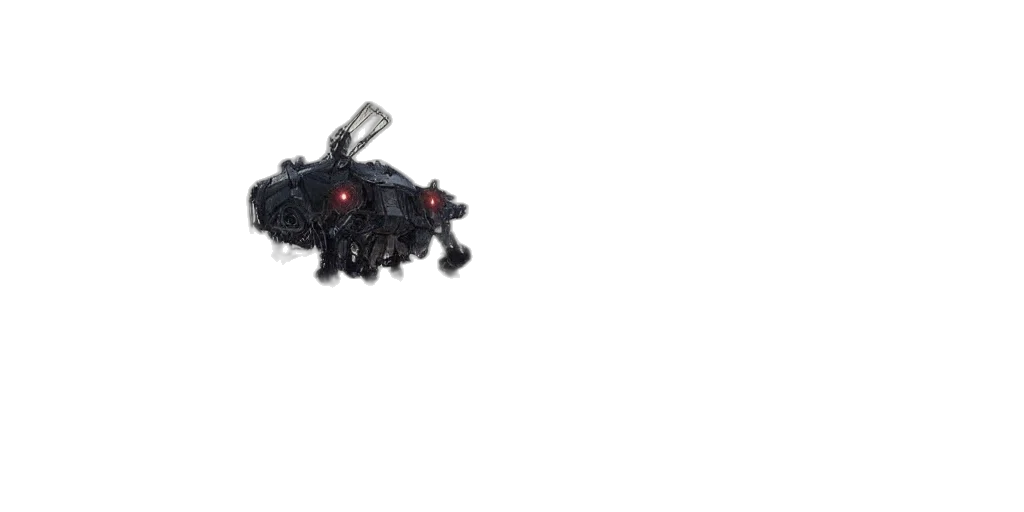 weapon, robot, dragon, creature transparent PNG cut-out