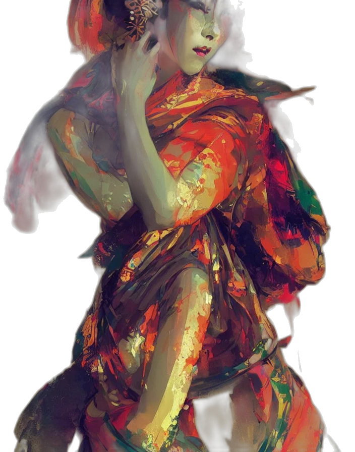 dress, mask, dragon, creature transparent PNG cut-out