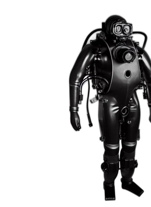 robot, jacket, concept art, 3d render transparent PNG cut-out