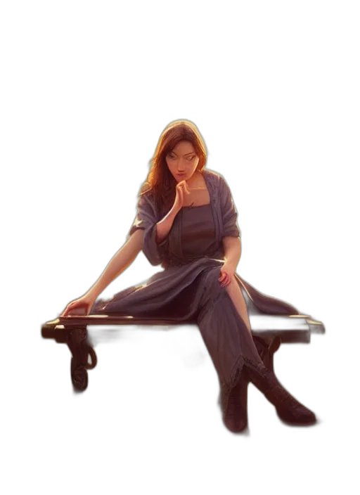 furniture, dress, staff, jewelry transparent PNG cut-out